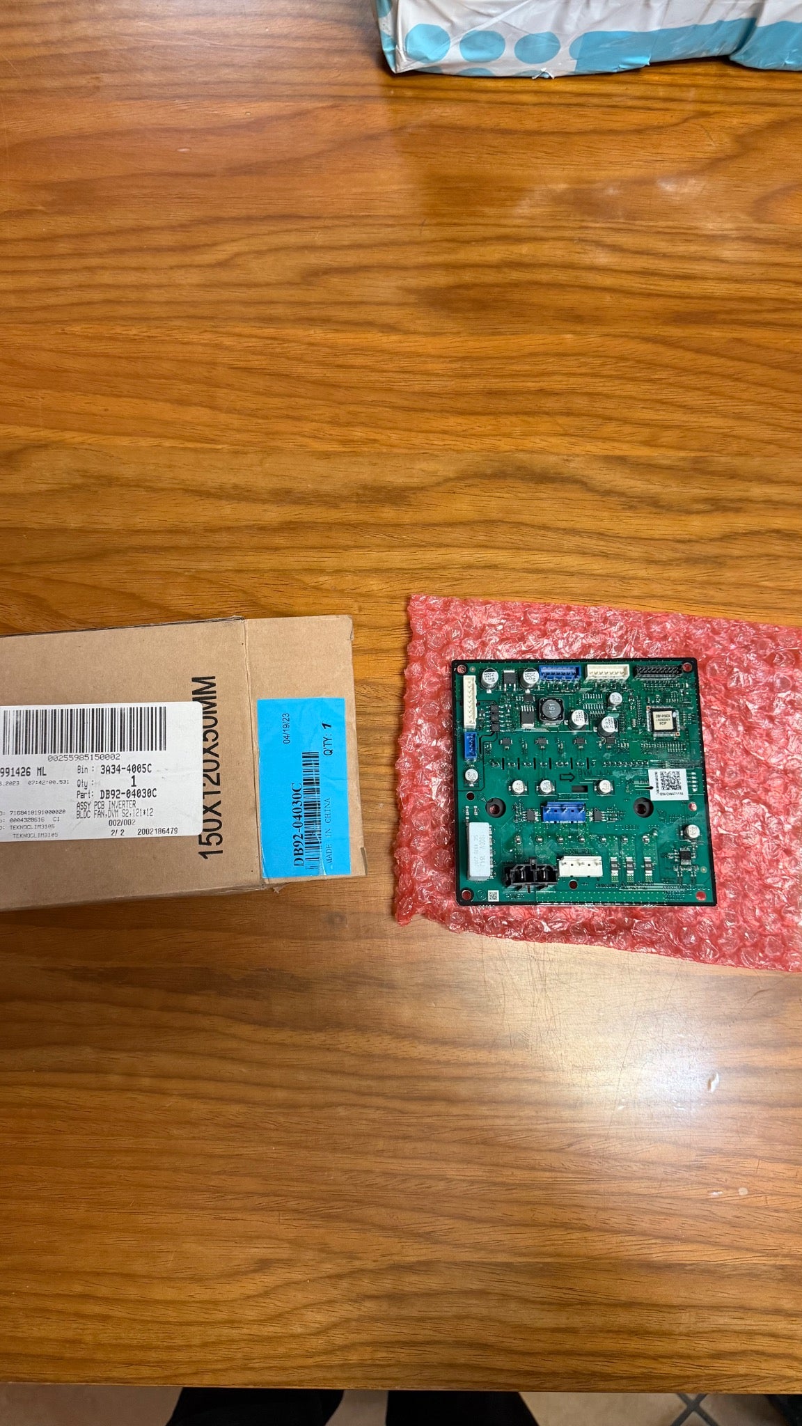 Samsung DB92-04030C – scheda inverter ventola DVM S2 non testata