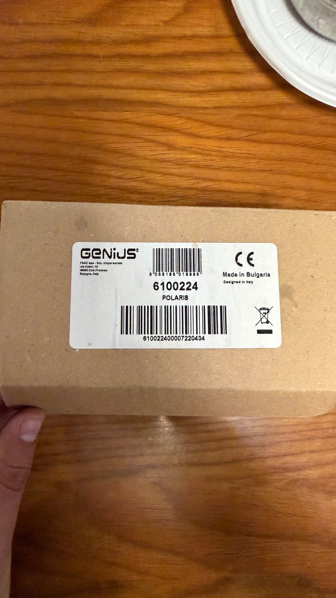 Genius Polaris 6100224 – coppia fotocellule nuove e funzionanti