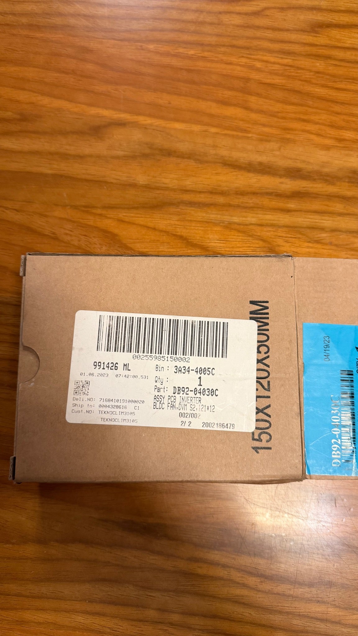 Samsung DB92-04030C – scheda inverter ventola DVM S2 non testata